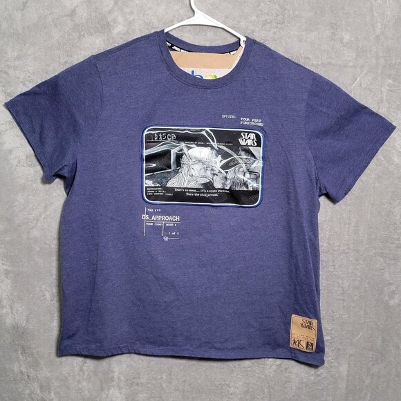 Star Wars Shirt Mens 2XL Concept Series Storyboard Death Star Graphic Disney - Picture 1 of 13